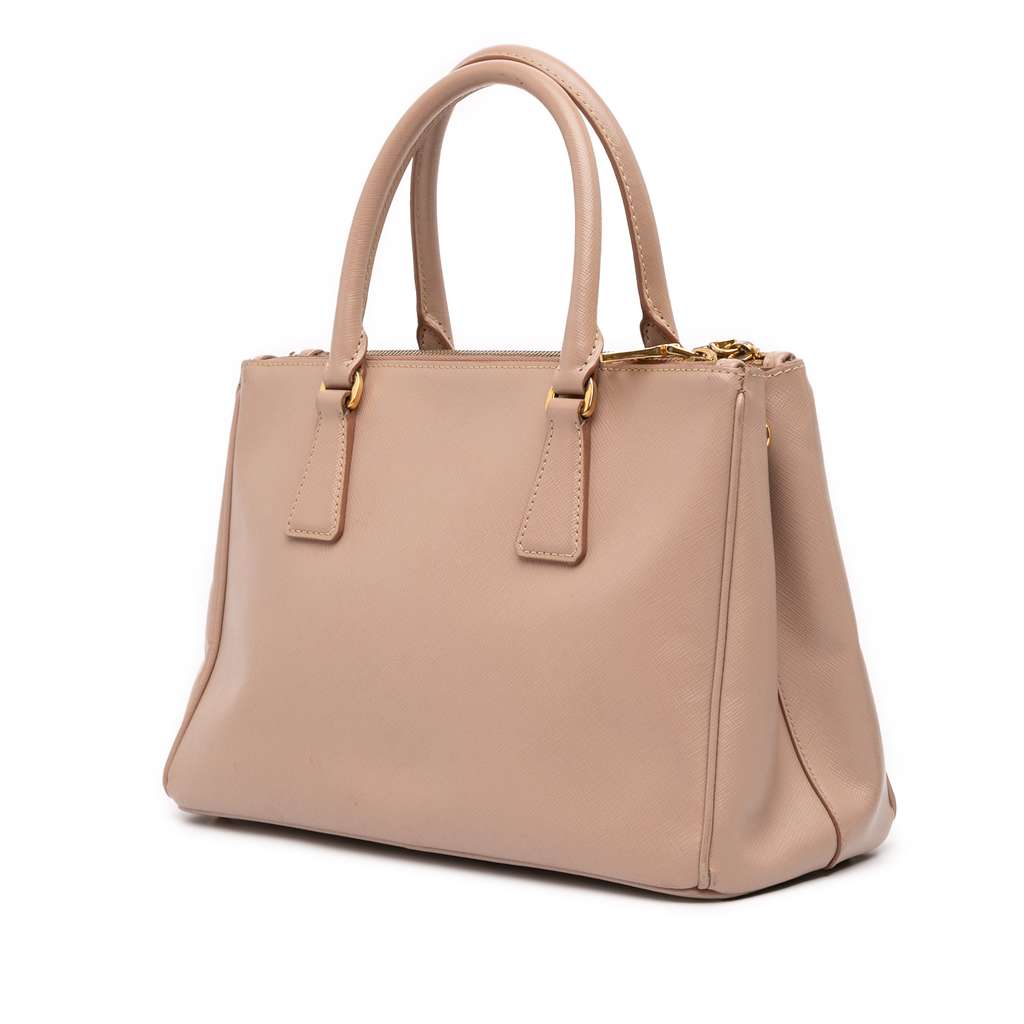 Prada Medium Saffiano Lux Galleria Double Zip Satchel - 2