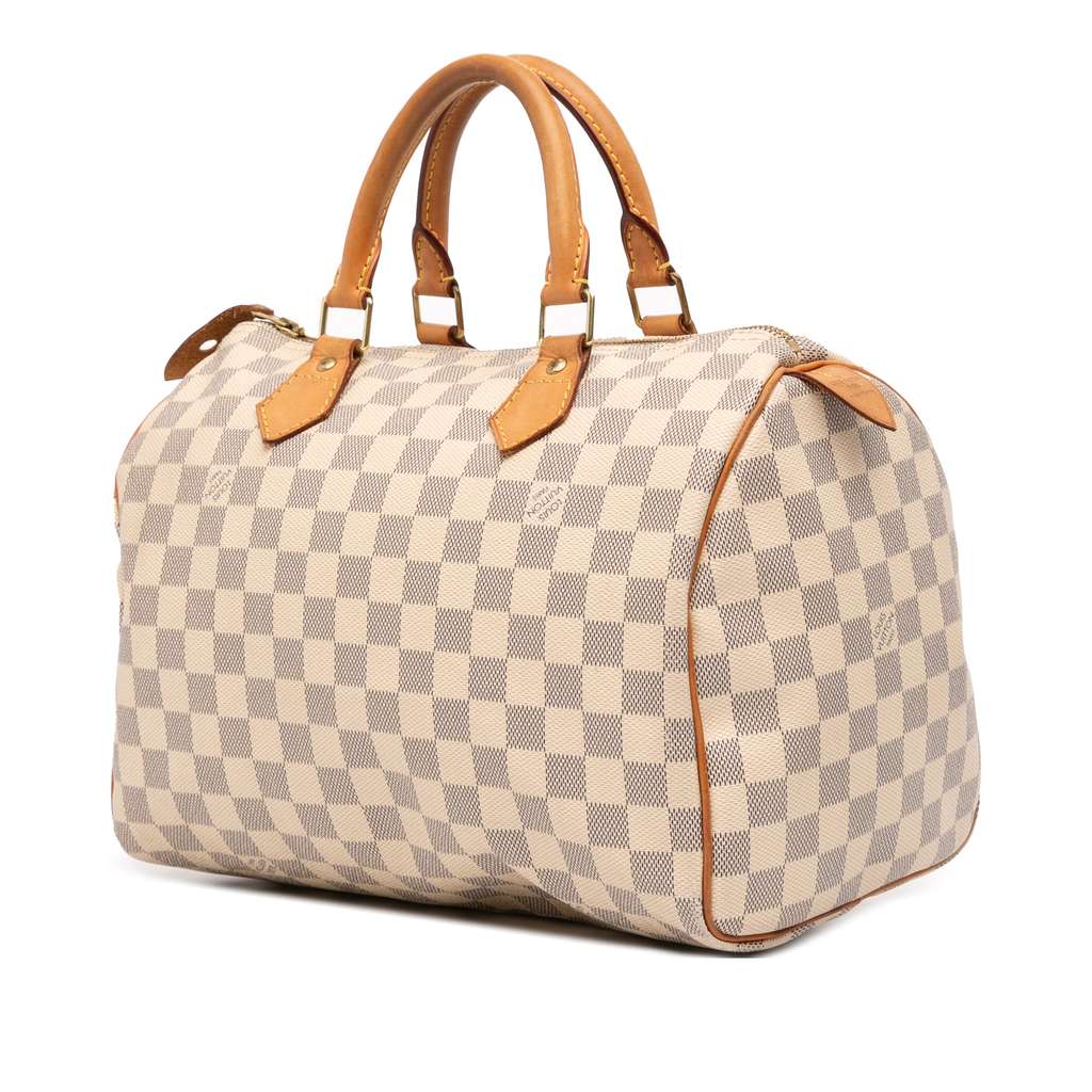Louis Vuitton Damier Azur Speedy 30 - Back view