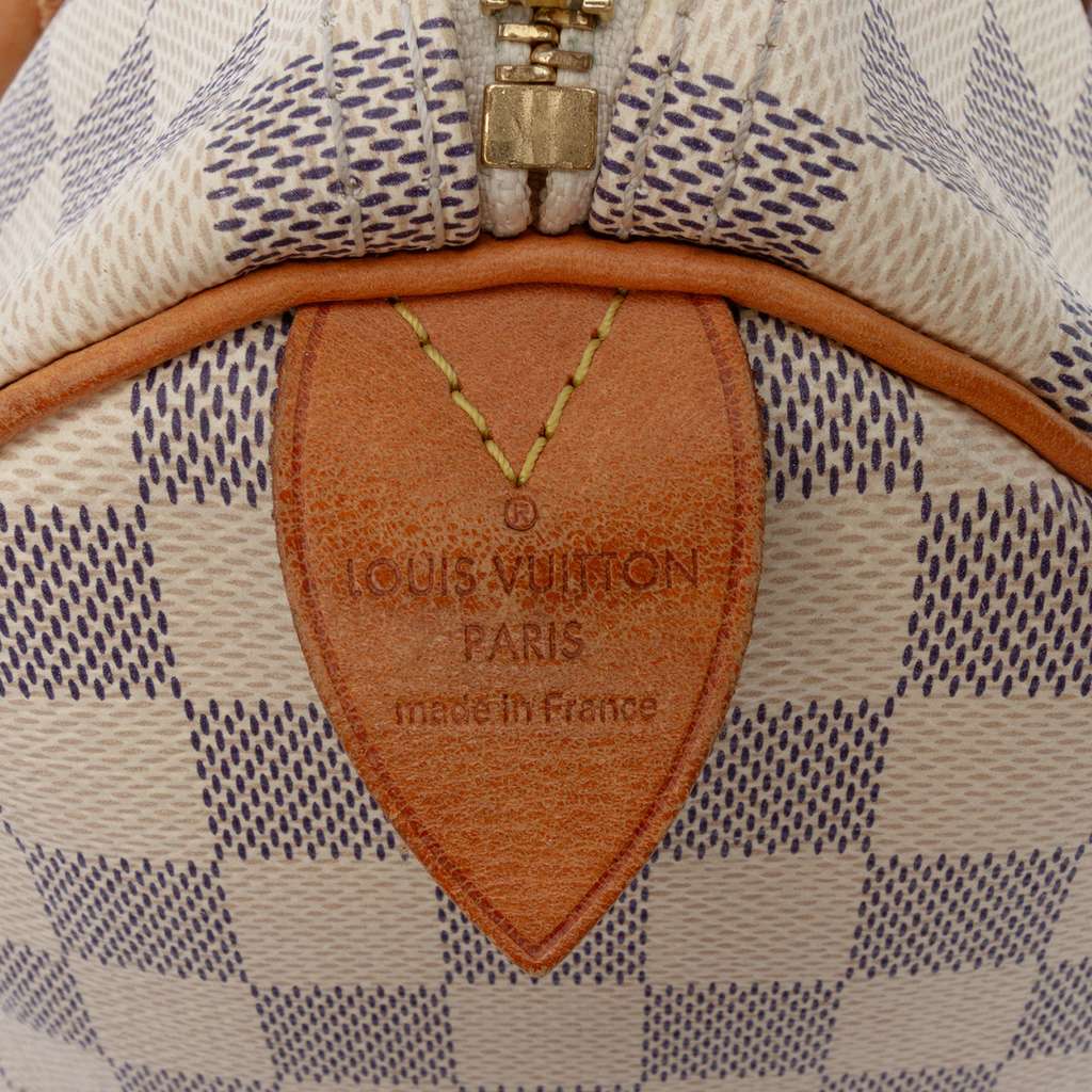 Louis Vuitton Damier Azur Speedy 30 - Side view