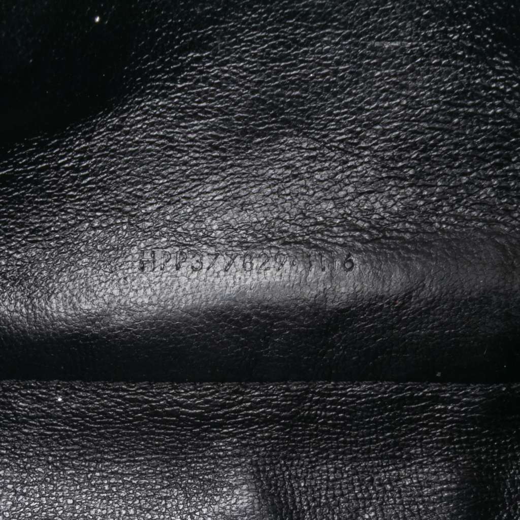 Saint Laurent Metallic Python Embossed Leather Monogram Kate Wallet on Chain - Detail 1