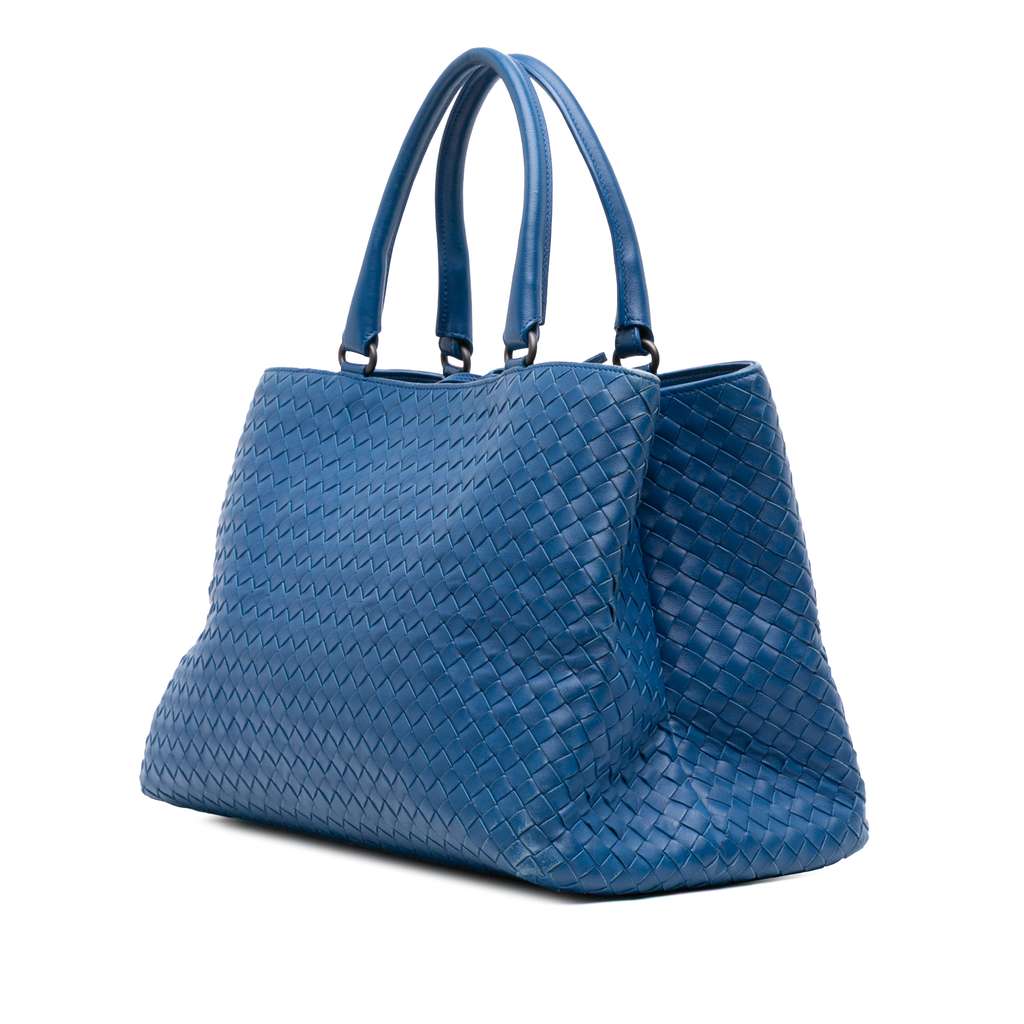 Bottega Veneta Nappa Intrecciato Milano Tote - Back view