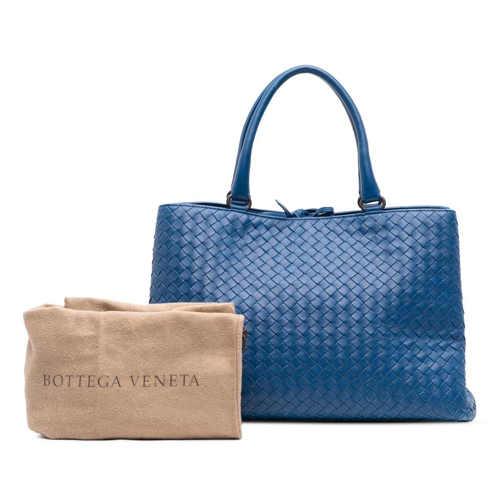 Bottega Veneta Nappa Intrecciato Milano Tote - Image 11