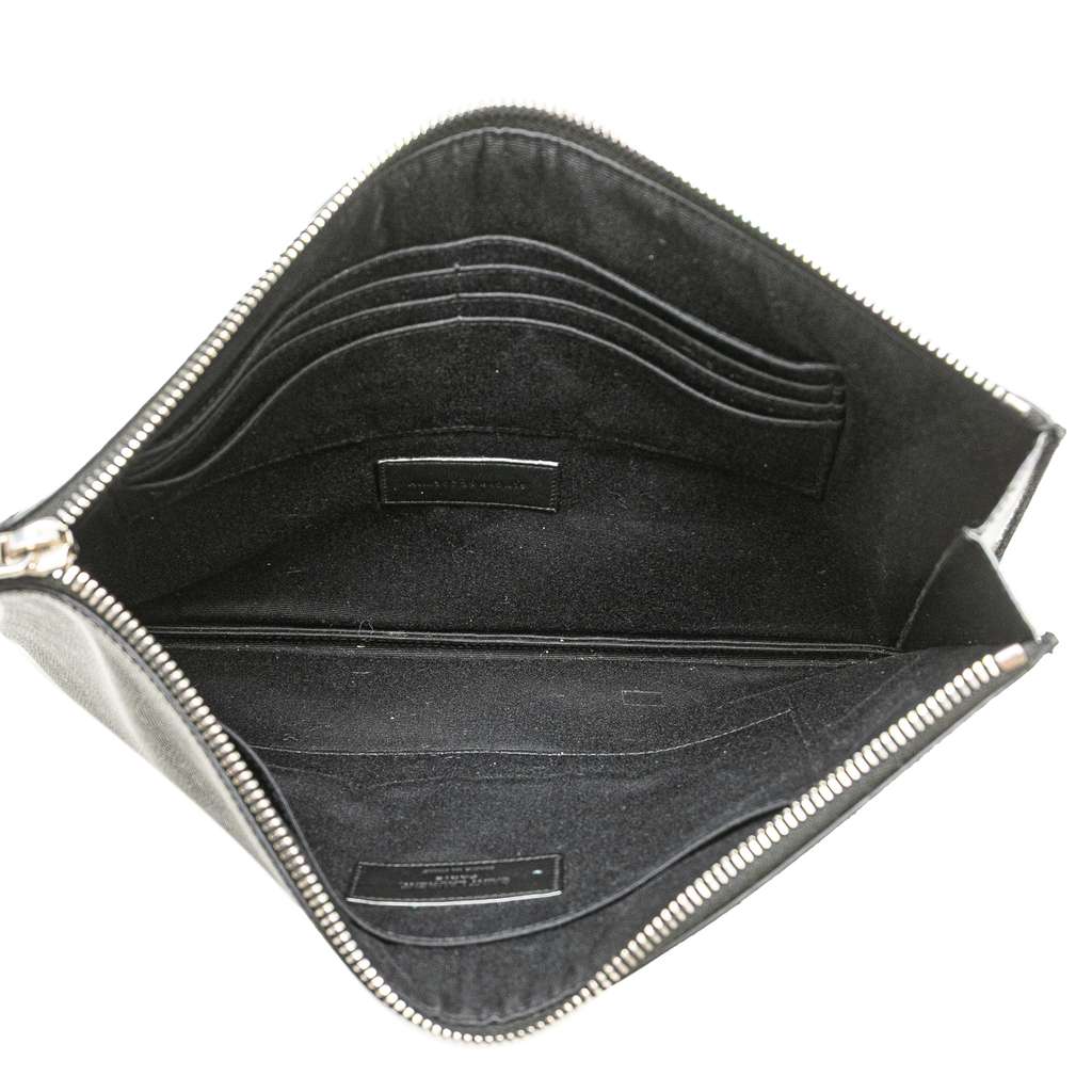 Saint Laurent Grain De Poudre Zipped Tablet Holder - 4
