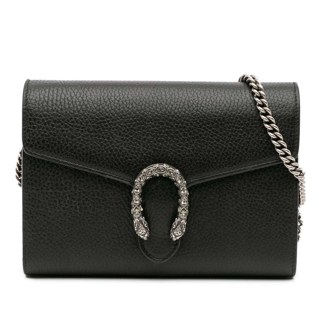Gucci Mini Leather Dionysus Wallet on Chain