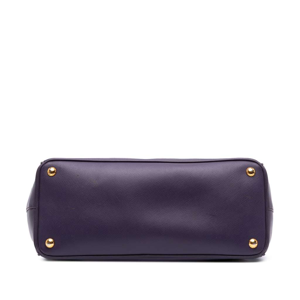 Prada Medium Saffiano Lux Galleria Double Zip Satchel - Image 6