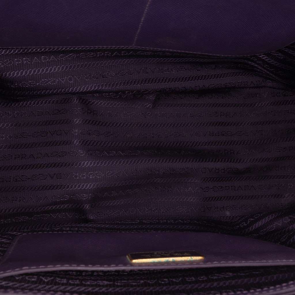 Prada Medium Saffiano Lux Galleria Double Zip Satchel - 4
