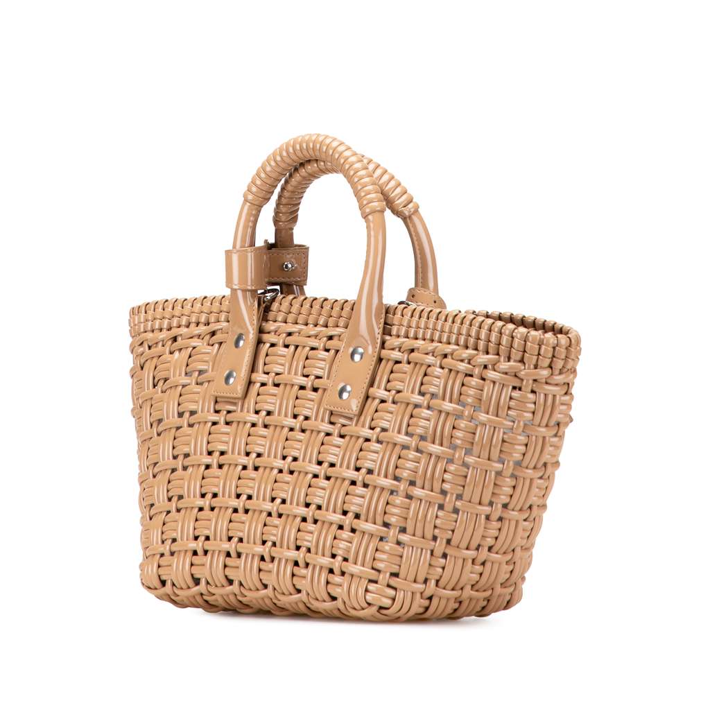 Balenciaga Faux Leather Bistro Panier XS - Back view