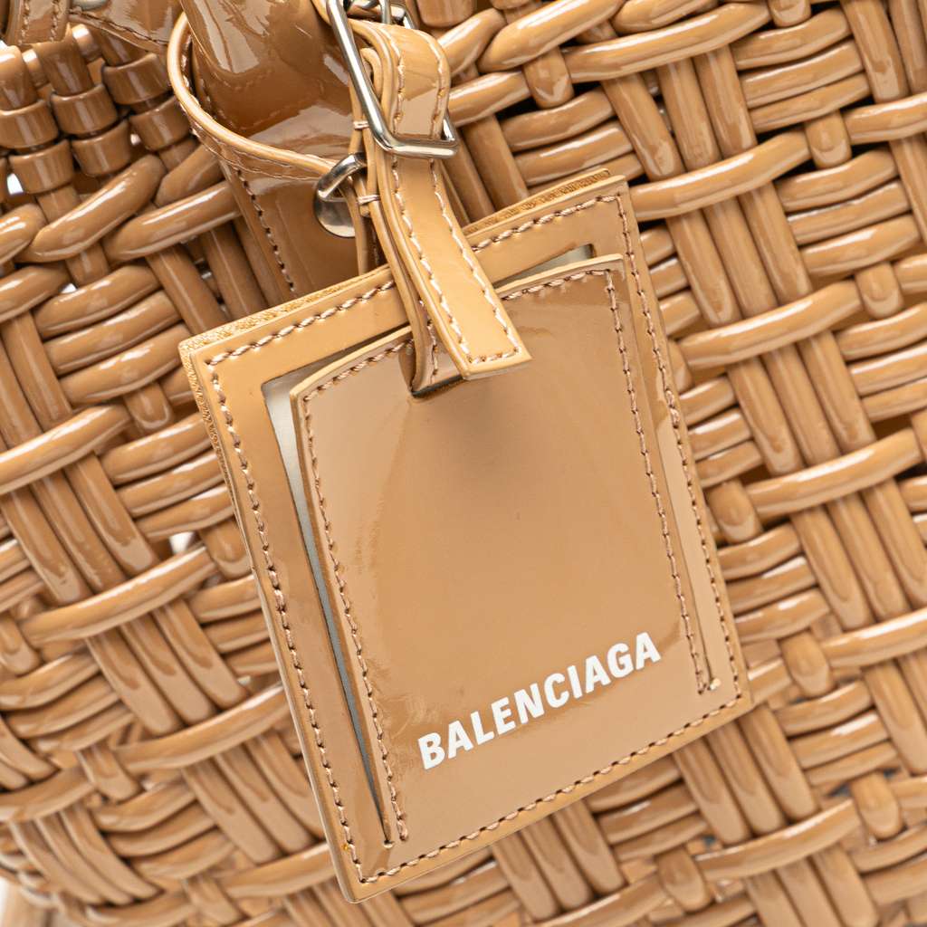 Balenciaga Faux Leather Bistro Panier XS - Image 10