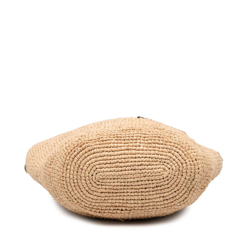 Loewe Mini Raffia Slit Satchel - Image 6