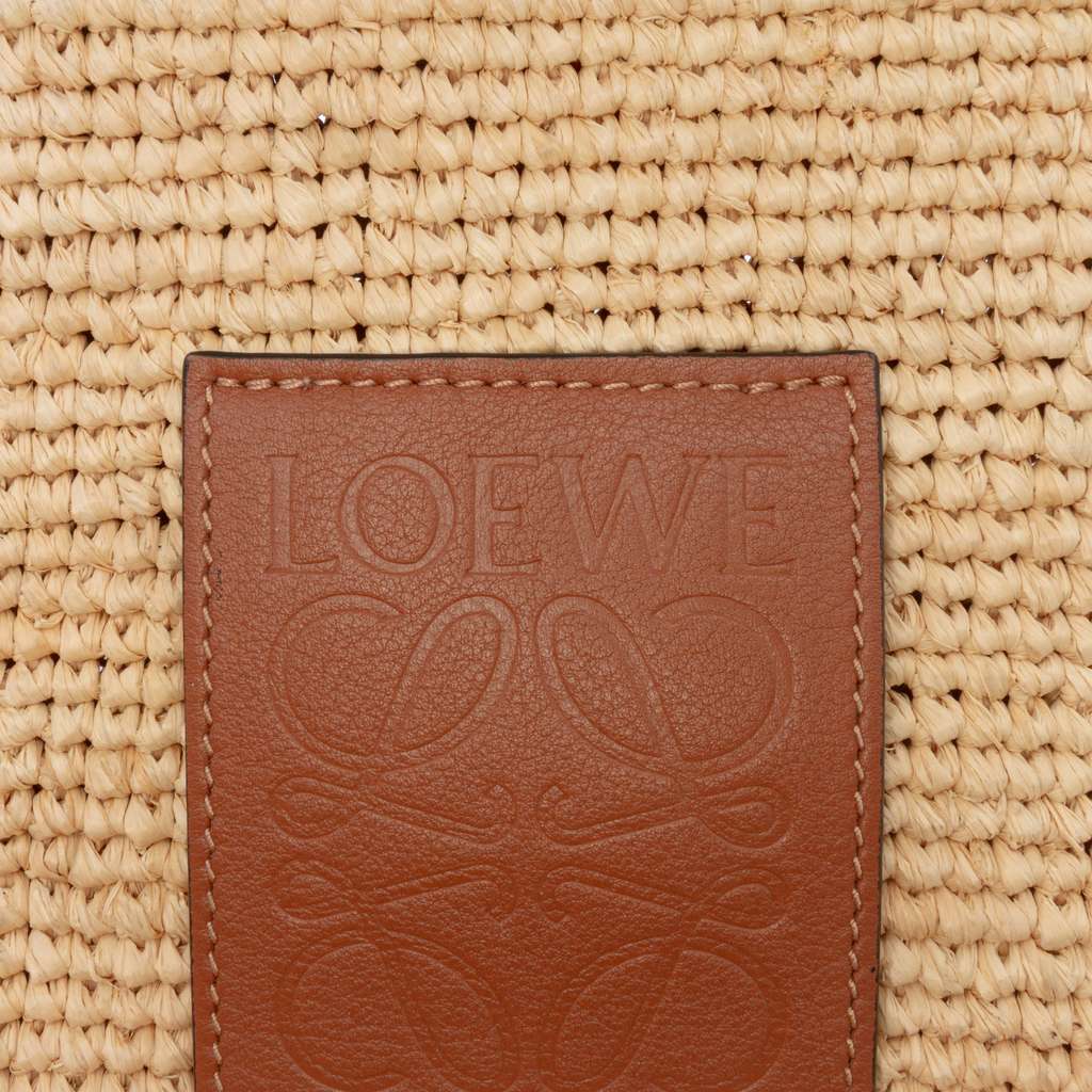 Loewe Mini Raffia Slit Satchel - Side view