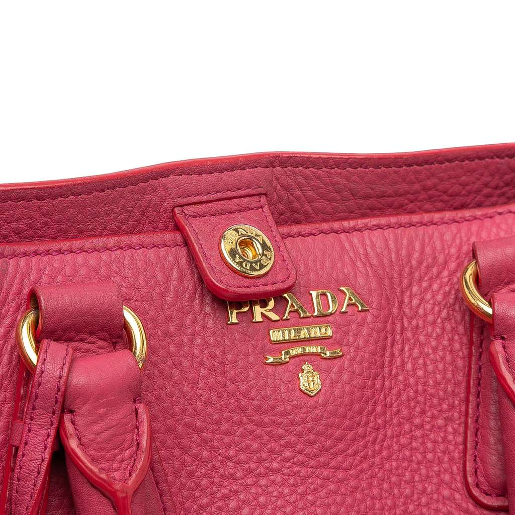 Prada Vitello Daino Open Convertible Tote - Image 14