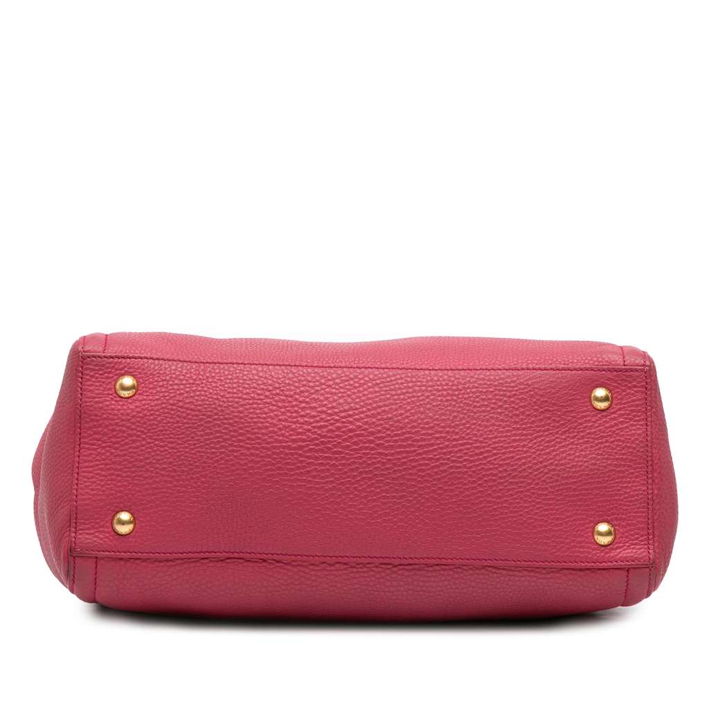 Prada Vitello Daino Open Convertible Tote - Image 6