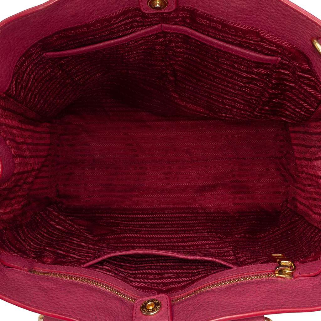 Prada Vitello Daino Open Convertible Tote - 4