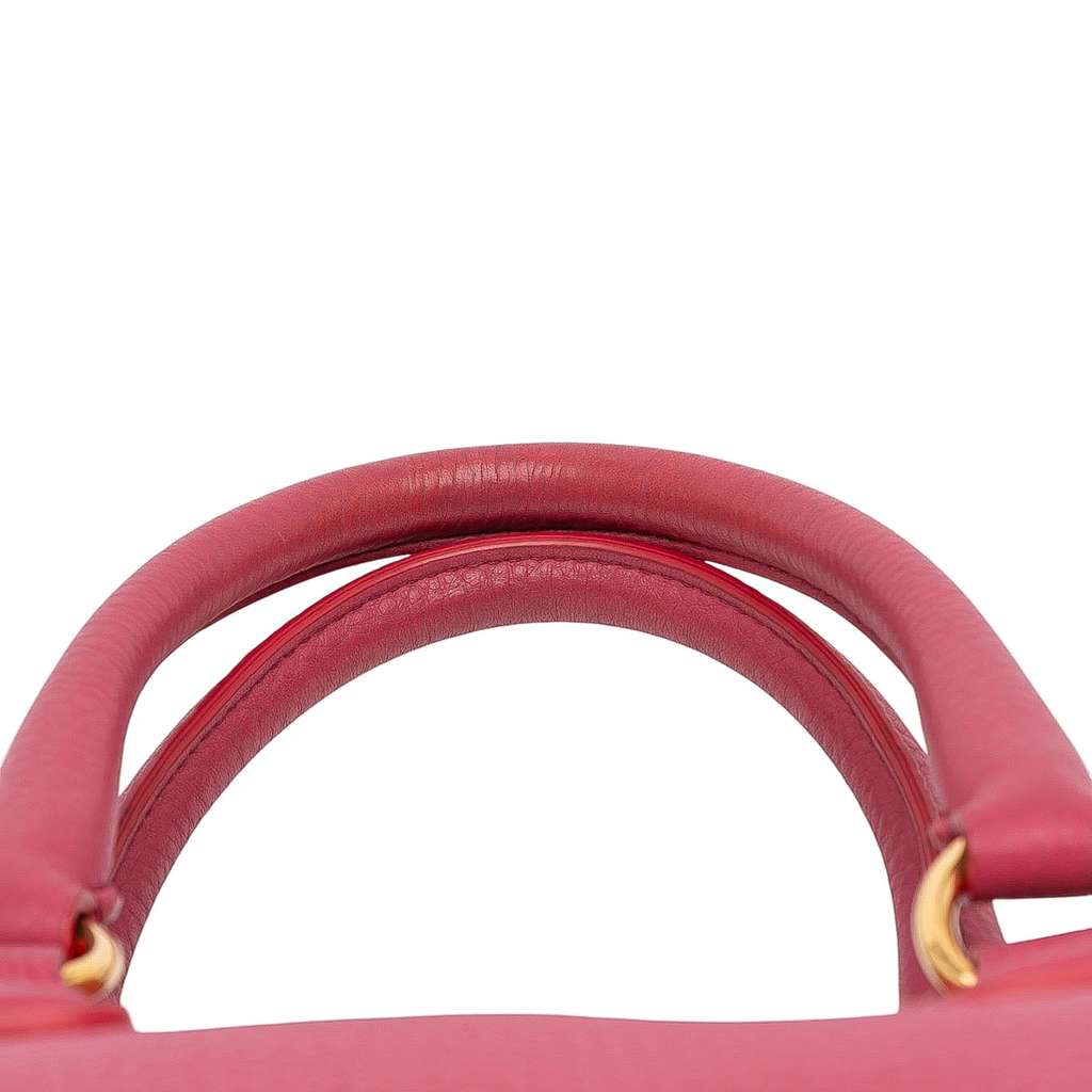 Prada Vitello Daino Open Convertible Tote - Image 10