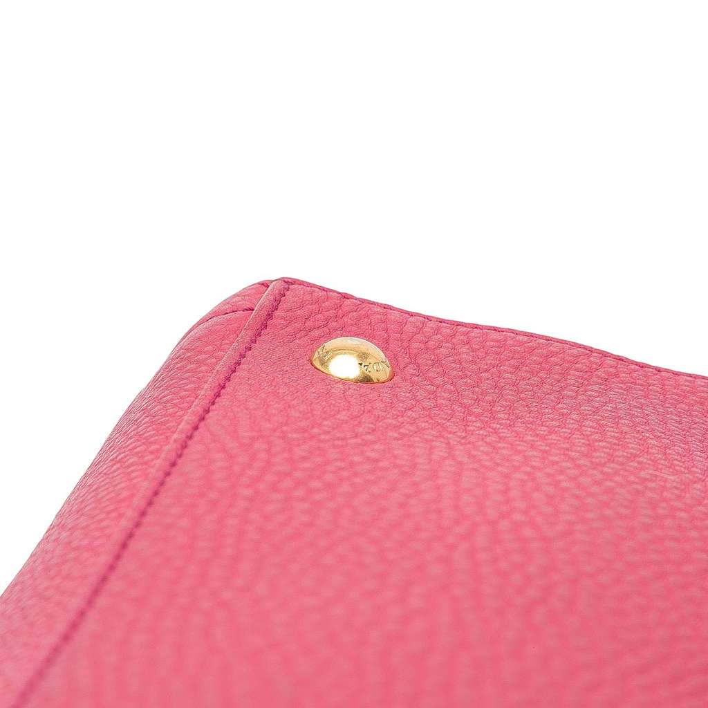 Prada Vitello Daino Open Convertible Tote - Image 11