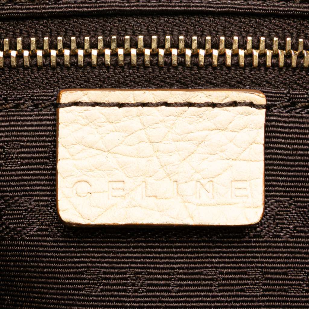 Celine Canvas Boogie Tassel Tote - Side view