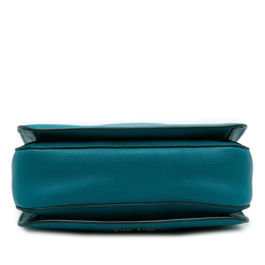 Miu Miu Goatskin Madras Satchel - Image 6