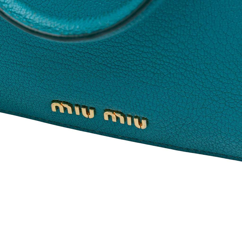 Miu Miu Goatskin Madras Satchel - Detail 2