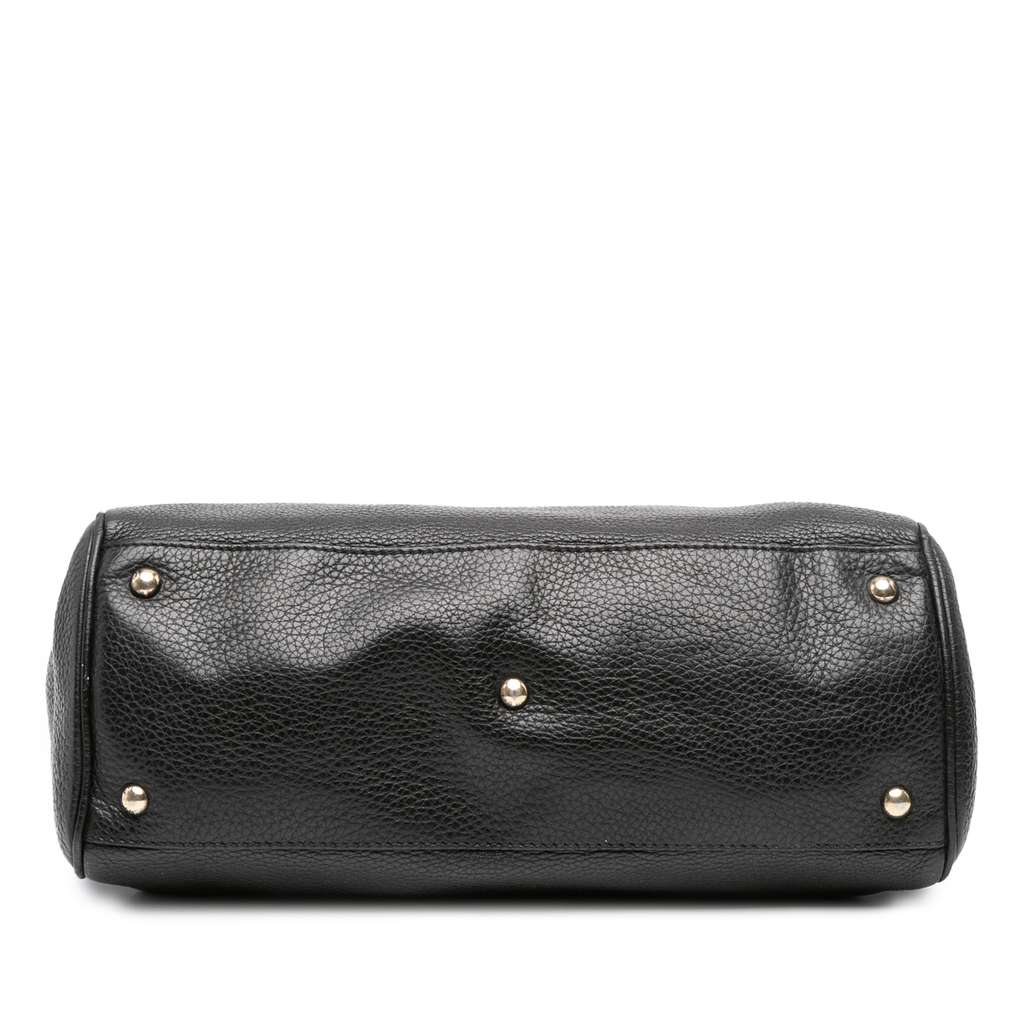 Gucci Medium Calfskin Bamboo Shopper Satchel - Image 6