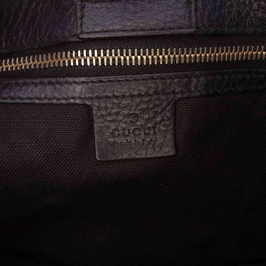 Gucci Medium Calfskin Bamboo Shopper Satchel - Side view