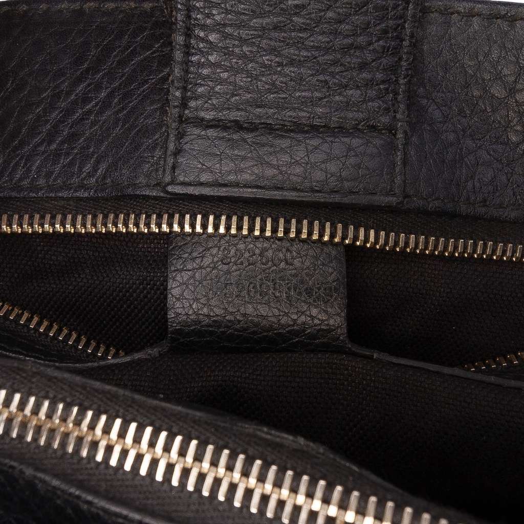 Gucci Medium Calfskin Bamboo Shopper Satchel - Detail 1