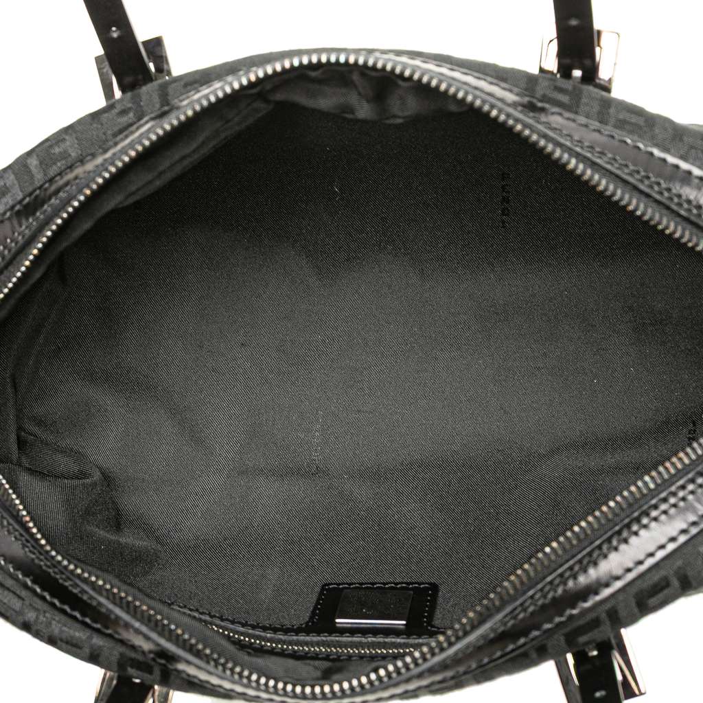 Fendi Small Zucchino Canvas Handbag - 4