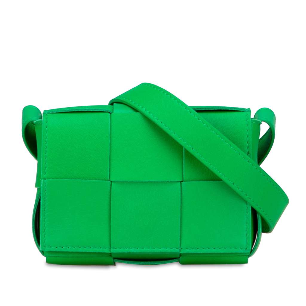 Bottega Veneta Candy Nappa Intrecciato Cassette Crossbody