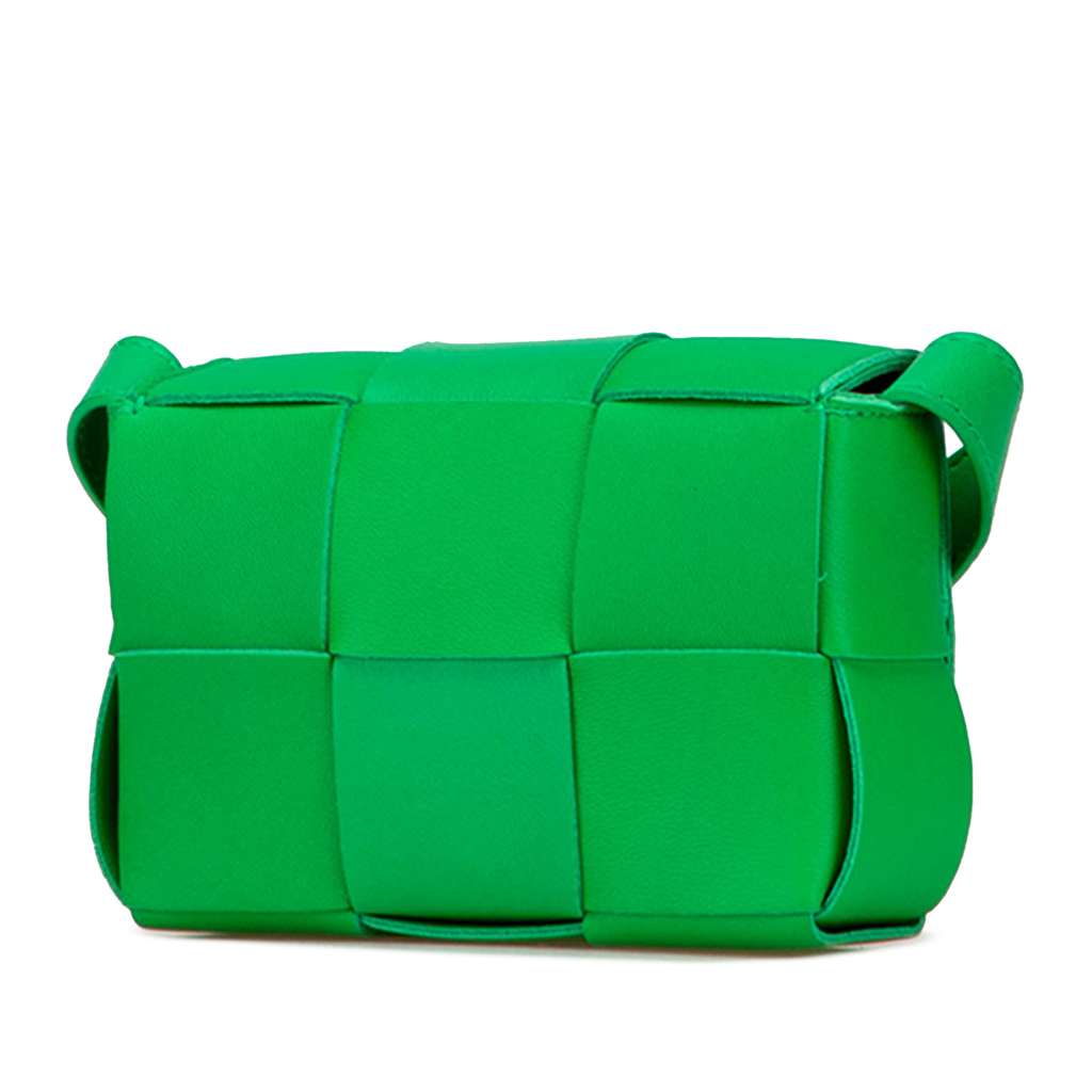Bottega Veneta Candy Nappa Intrecciato Cassette Crossbody - Back view