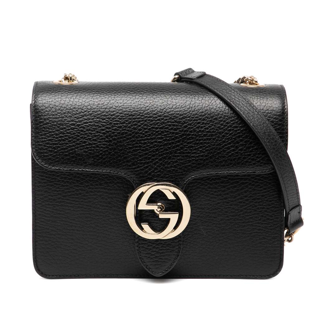 Gucci Small Dollar Calfskin Interlocking G Crossbody