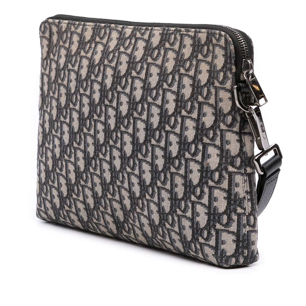 Dior Oblique Canvas Pouch - Back view