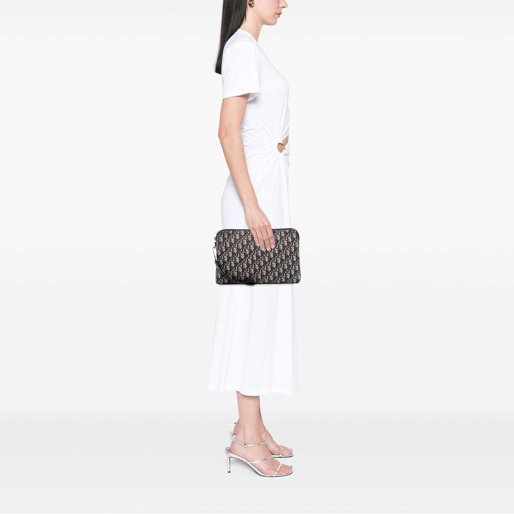 Dior Oblique Canvas Pouch - Image 13
