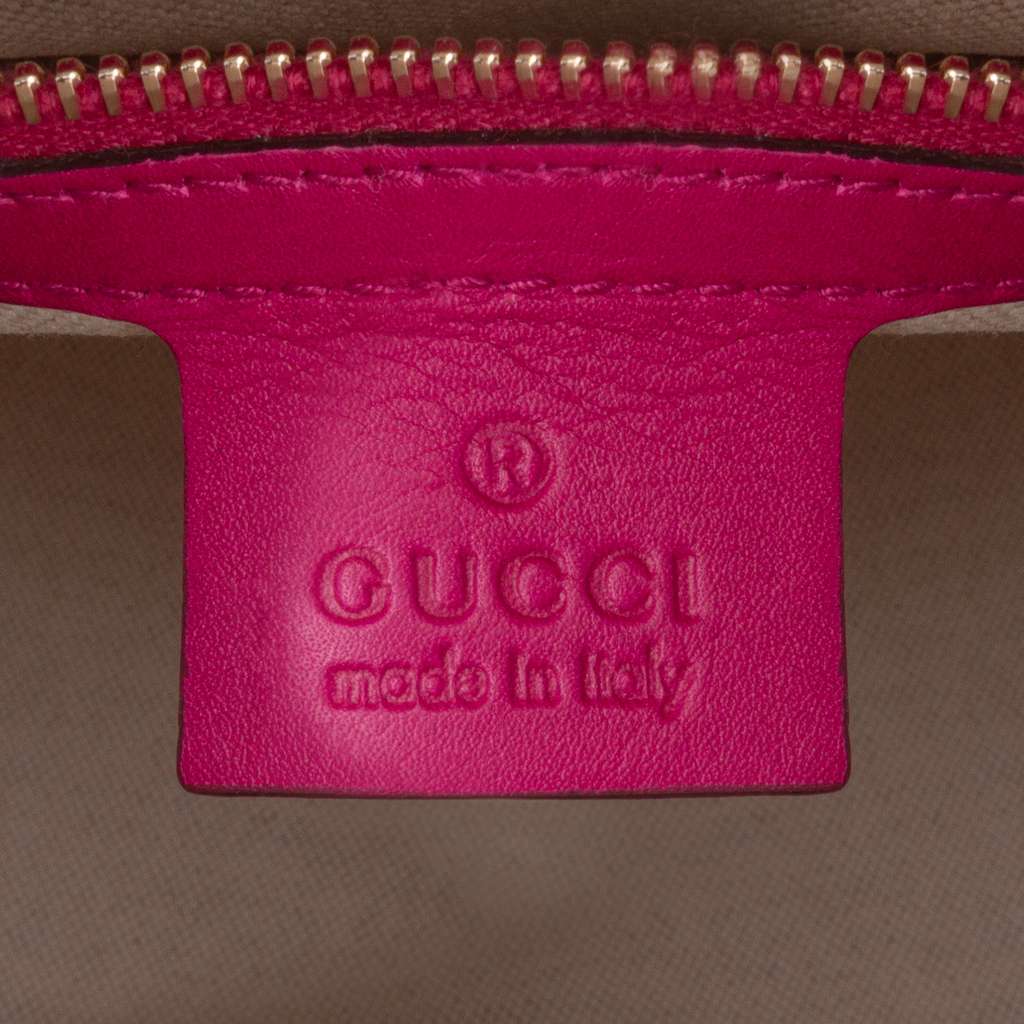 Gucci Medium Microguccissima Patent Nice Dome Satchel - Side view