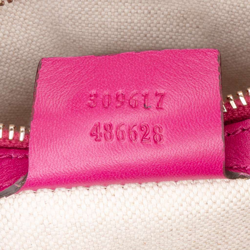 Gucci Medium Microguccissima Patent Nice Dome Satchel - Detail 1