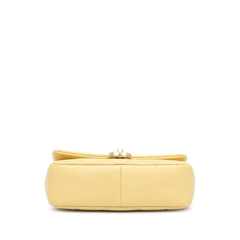 Chanel Small Quilted Caviar Chain Melody Flap - 3