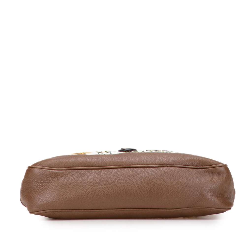 Gucci Flora Canvas Jackie O Bouvier Crossbody - Image 6