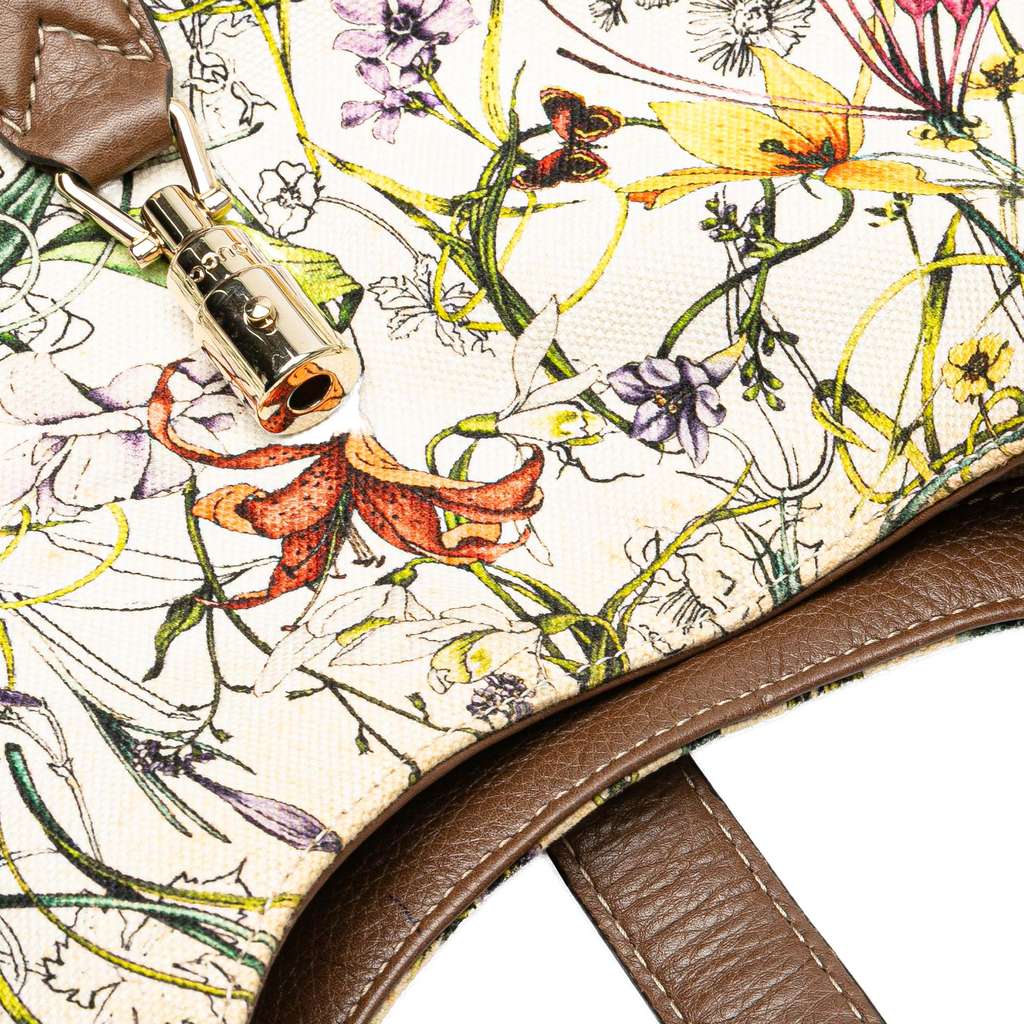 Gucci Flora Canvas Jackie O Bouvier Crossbody - Image 10