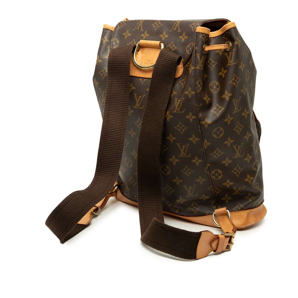 Louis Vuitton Monogram Montsouris GM - Back view