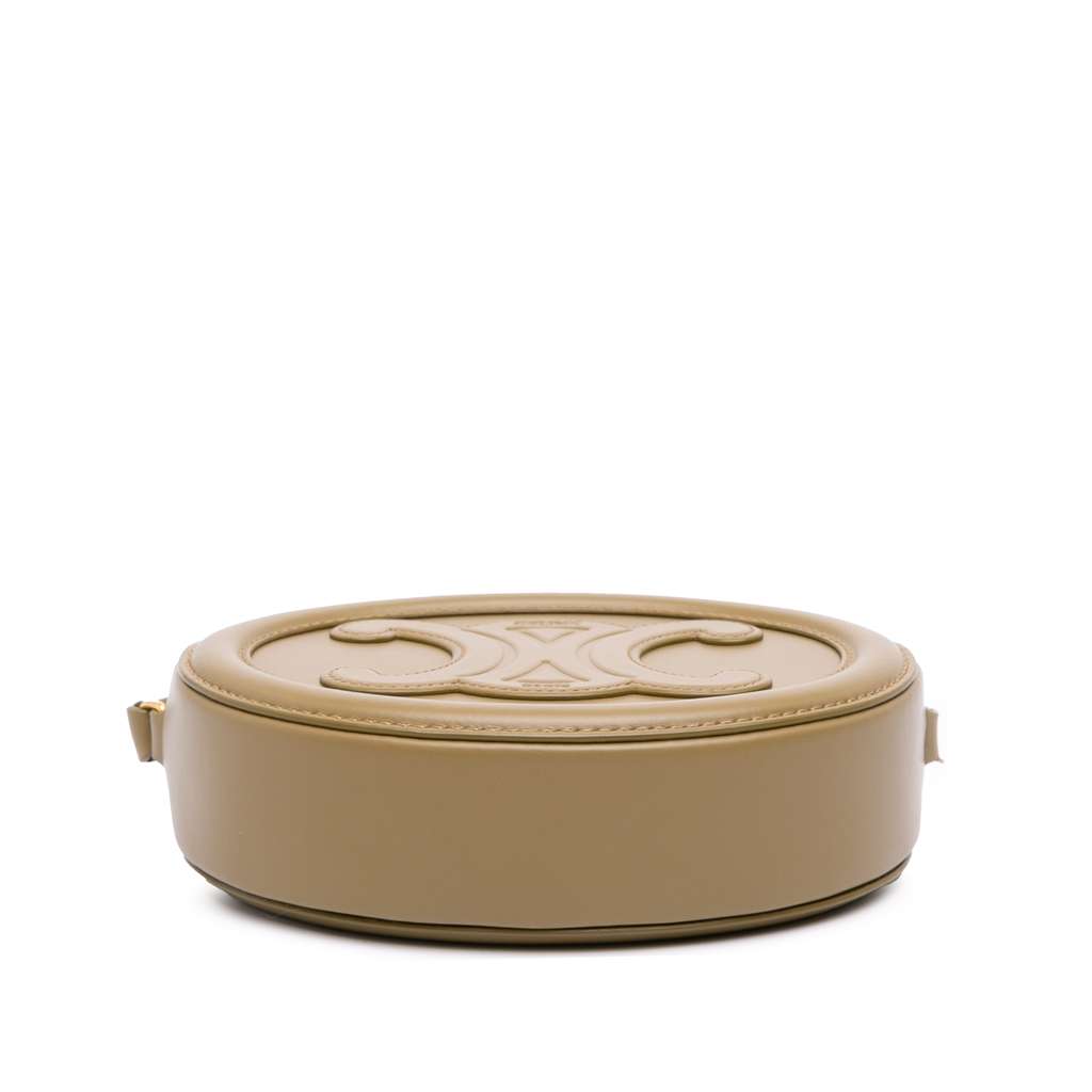 Celine Small Calfskin Cuir Triomphe Oval Crossbody - Image 6