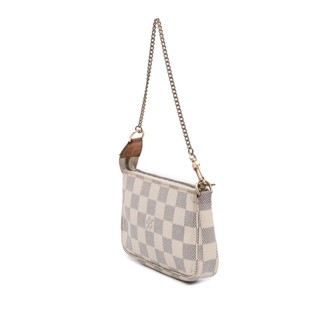 Louis Vuitton Damier Azur Mini Pochette Accessoires - Back view