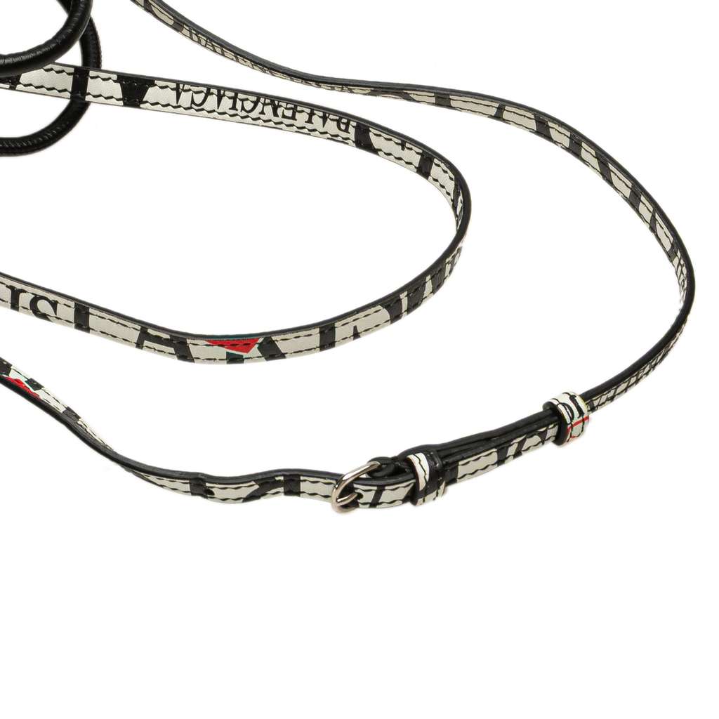 Balenciaga Mini Calfskin Bonjour Paris Shopping Phone Holder - Image 10