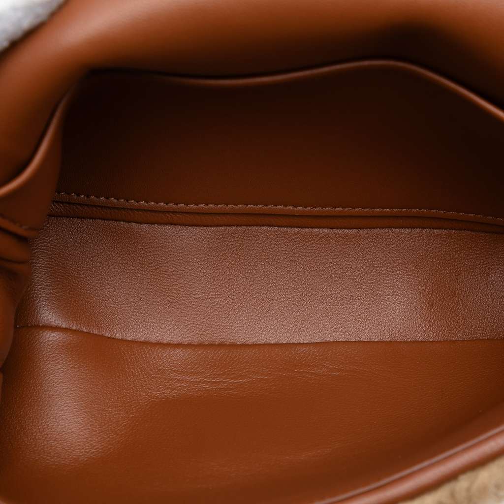 Celine Shearling Triomphe Shoulder Bag - 4