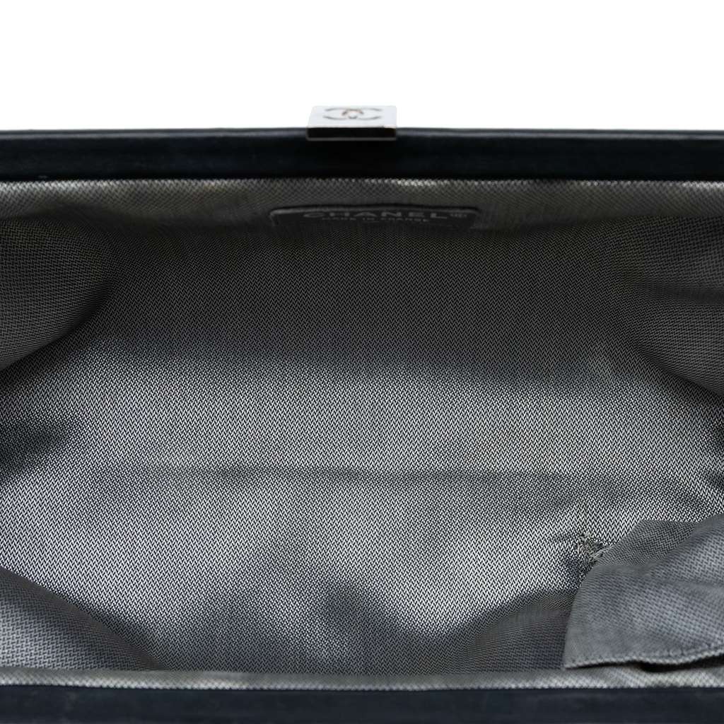 Chanel Quilted Lambskin Mademoiselle Ligne Clutch - 4