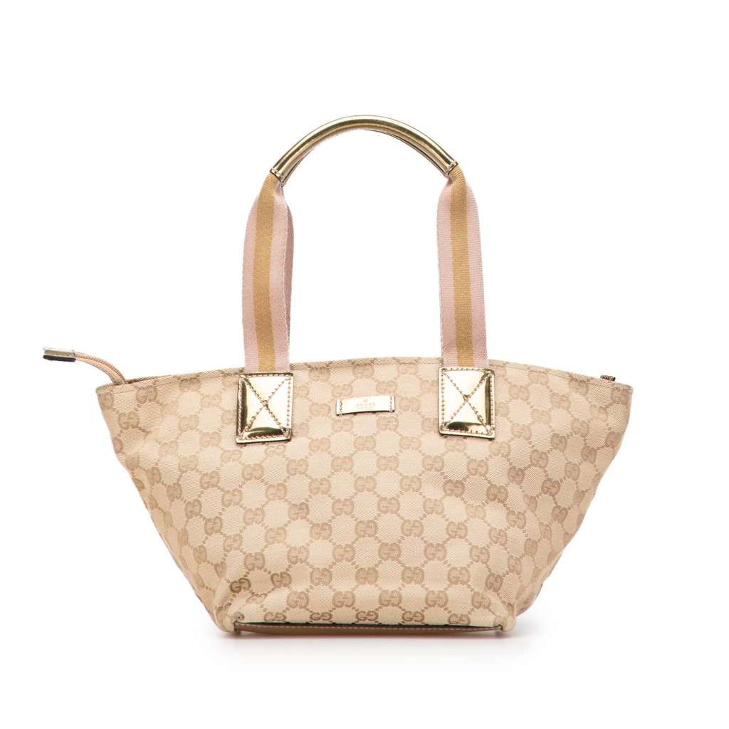 Gucci GG Canvas Web Handbag