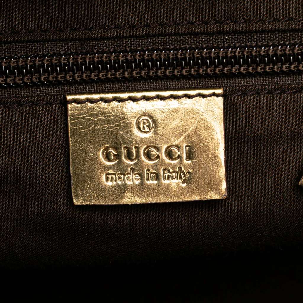 Gucci GG Canvas Web Handbag - Side view