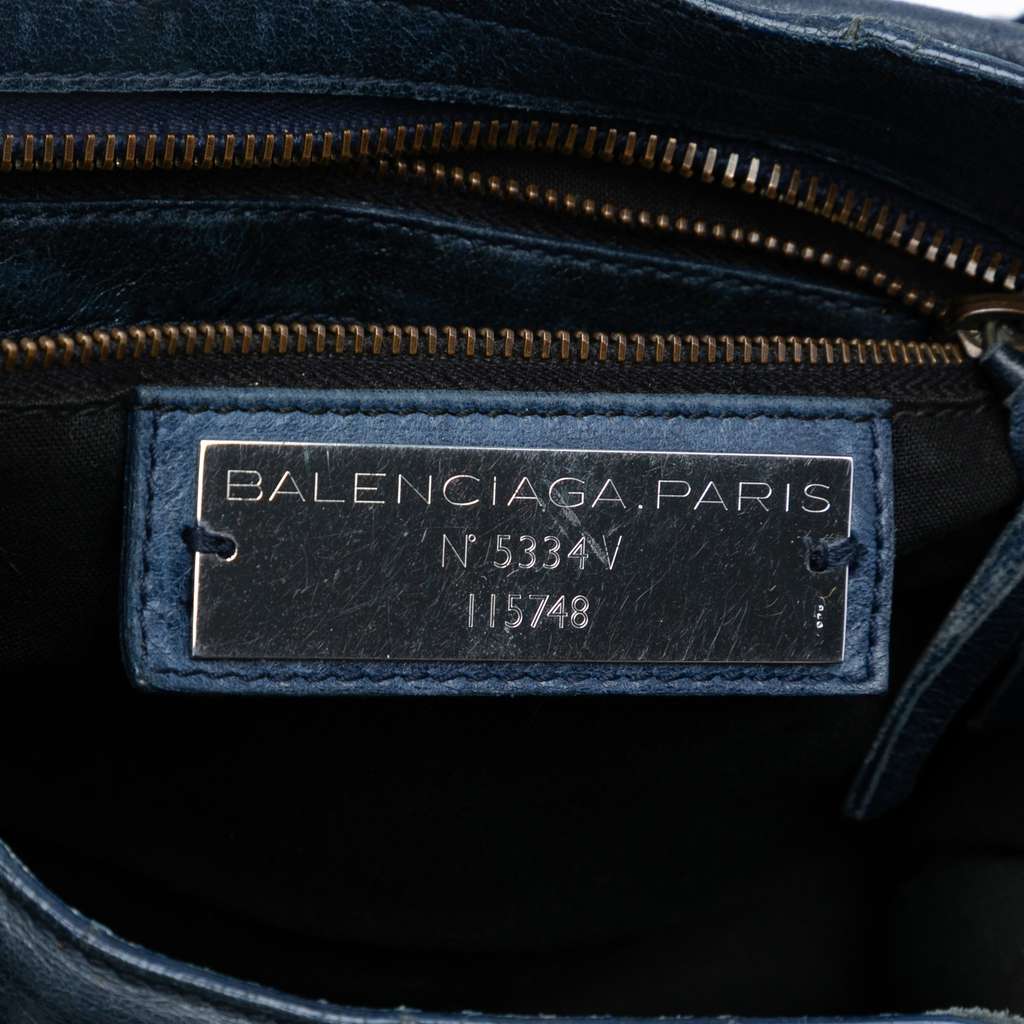 Balenciaga Lambskin Motocross Classic City Satchel - Detail 1