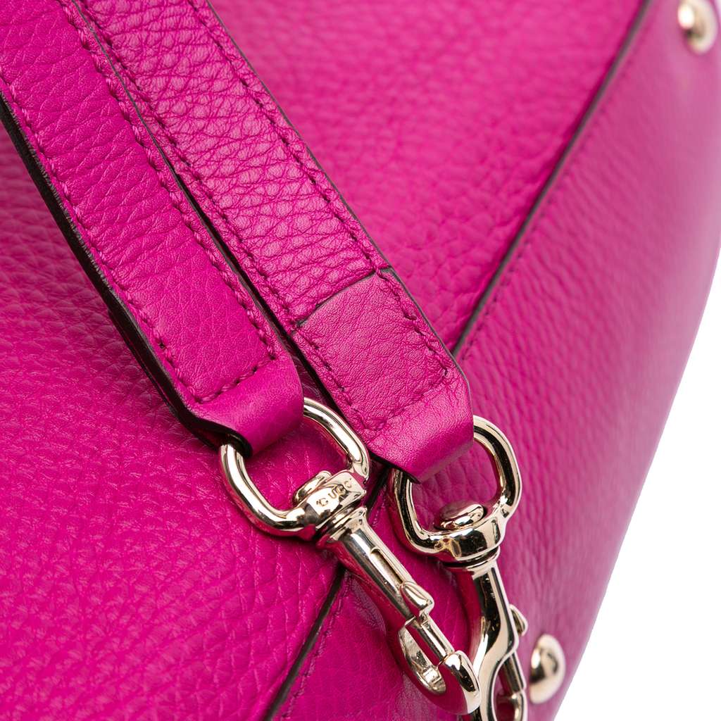 Gucci Medium Calfskin Bamboo Shopper Satchel - Image 11