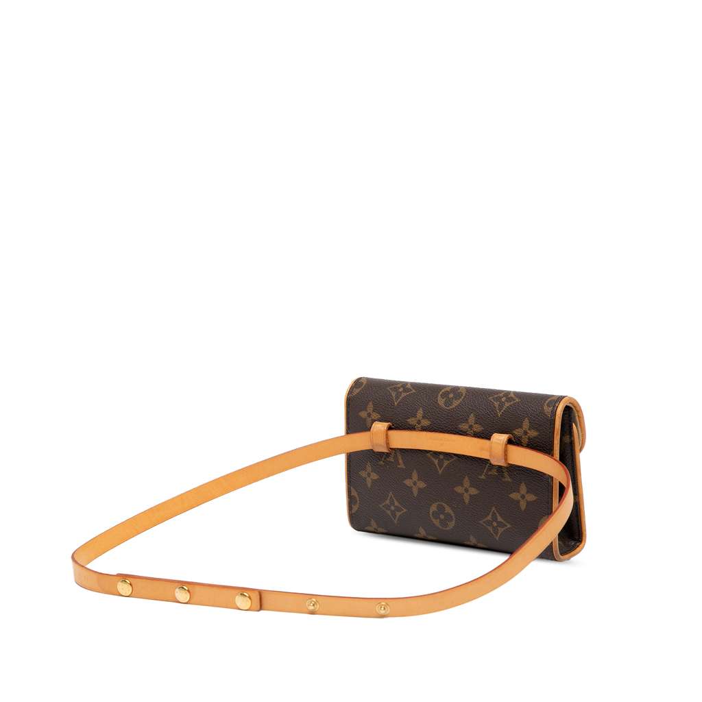 Louis Vuitton Monogram Pochette Florentine - Back view