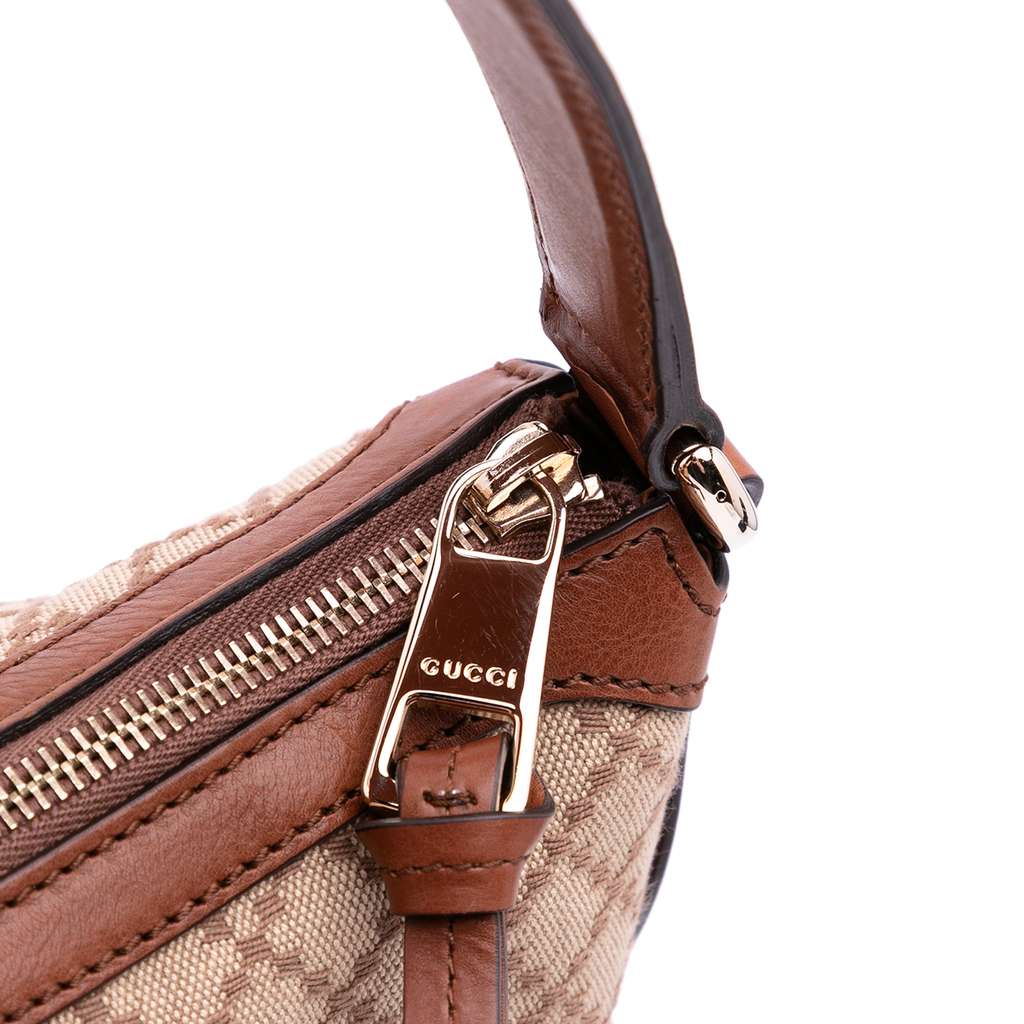 Gucci Diamante Canvas Village Double G Shoulder Bag - Detail 2