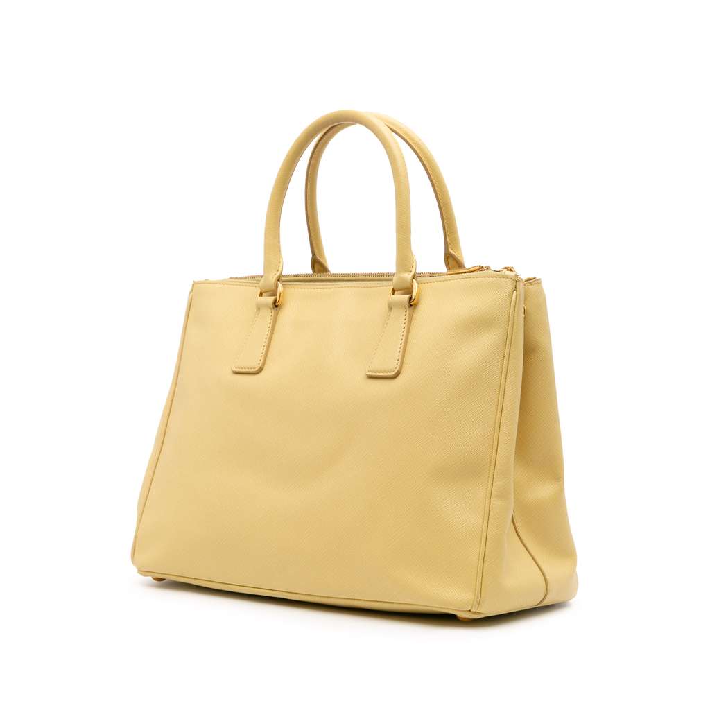 Prada Medium Saffiano Lux Galleria Double Zip Satchel - 2