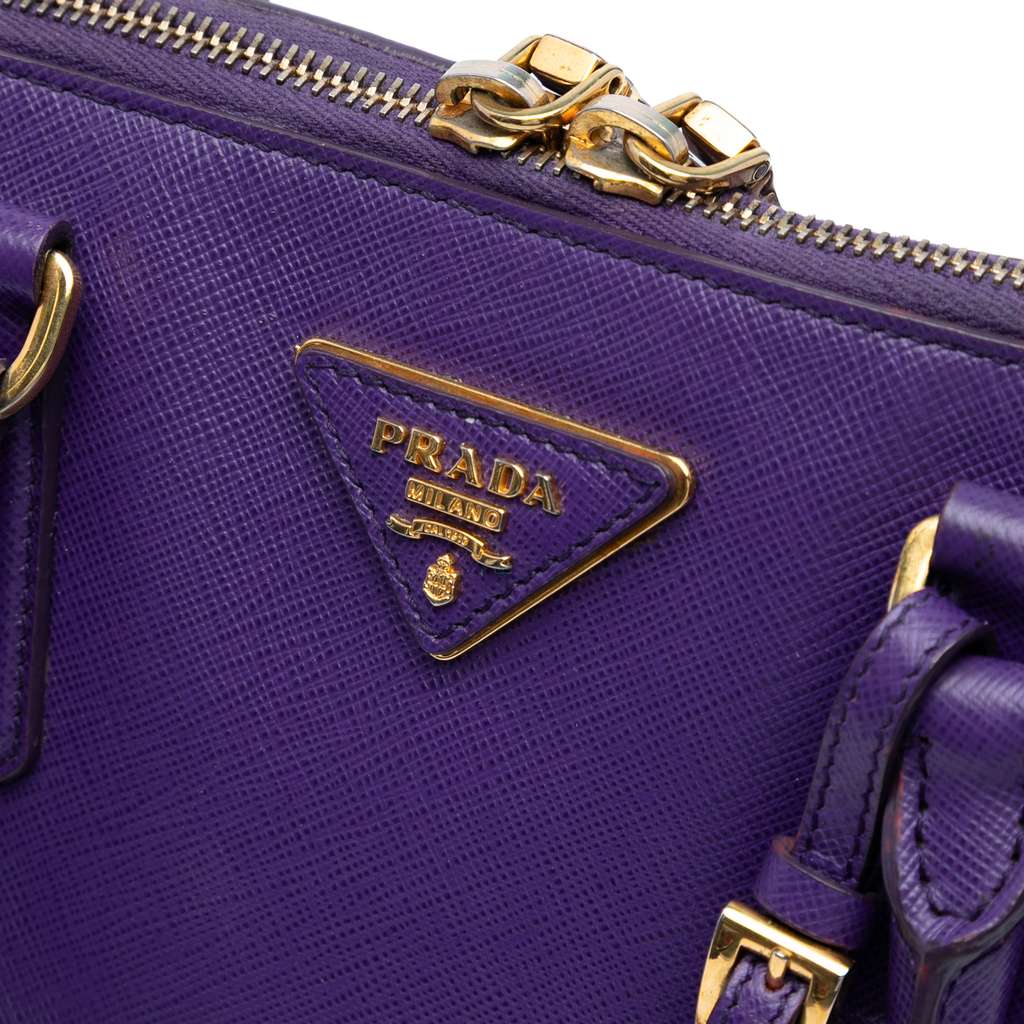 Prada Medium Saffiano Lux Promenade Satchel - Side view